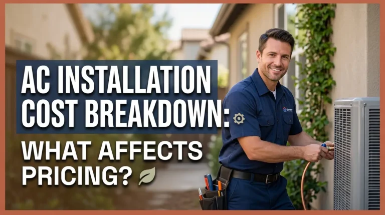 AC Installation Cost Breakdown What Affects Pricing