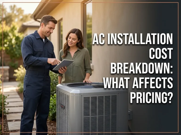 AC Installation Cost Breakdown What Affects Pricing 