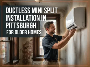 Ductless Mini Split Installation in Pittsburgh for Older Homes