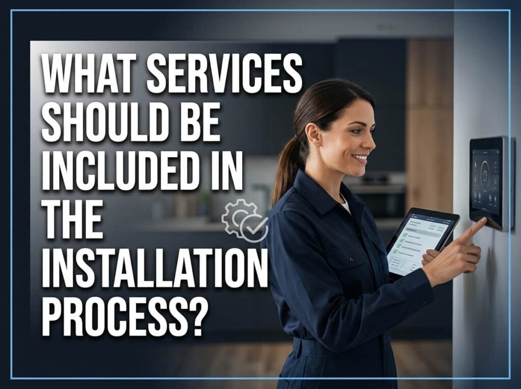 What Services Should Be Included in the Installation Process